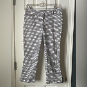 Black and White Geometric Pattern Pants